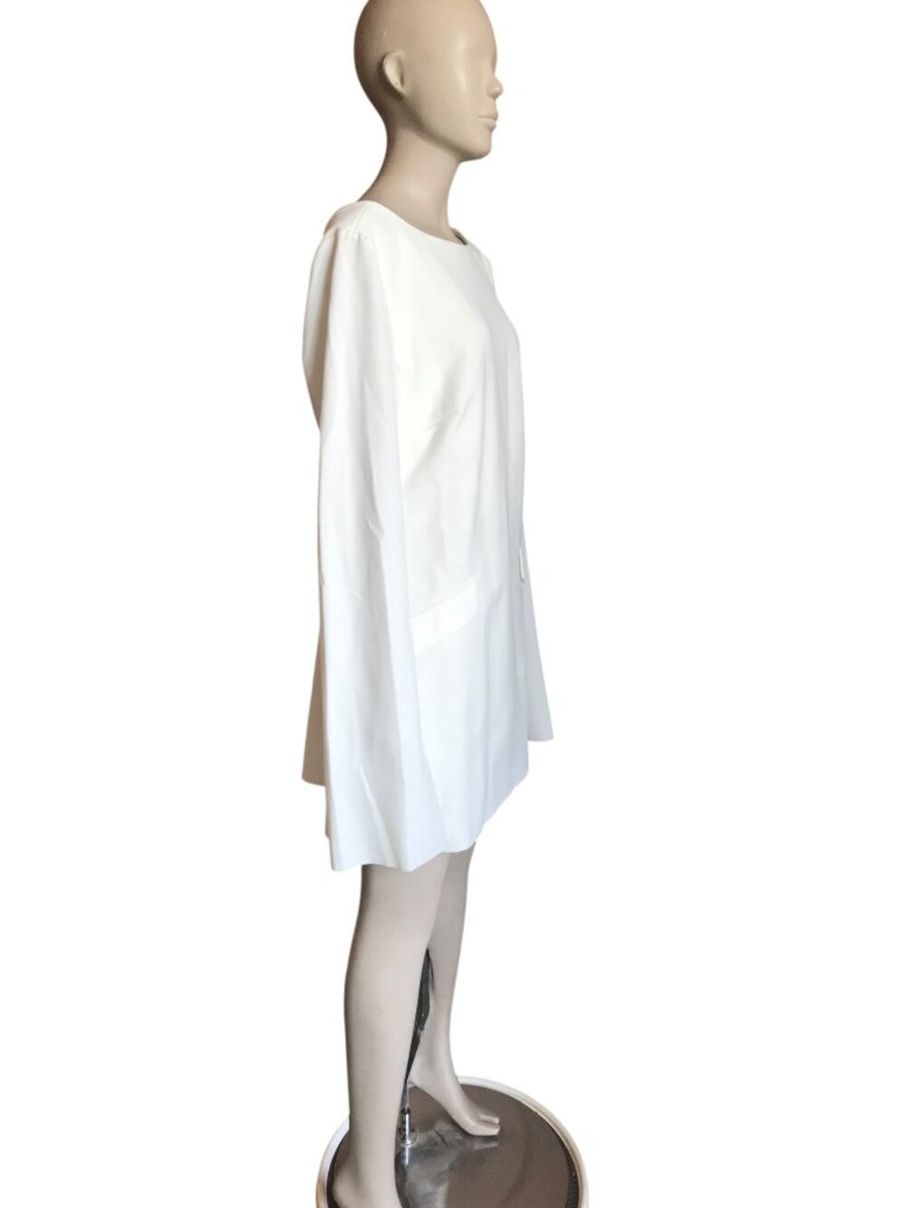 Princess Polly White Long Sleeve Mini Dress - Picture 3 of 5